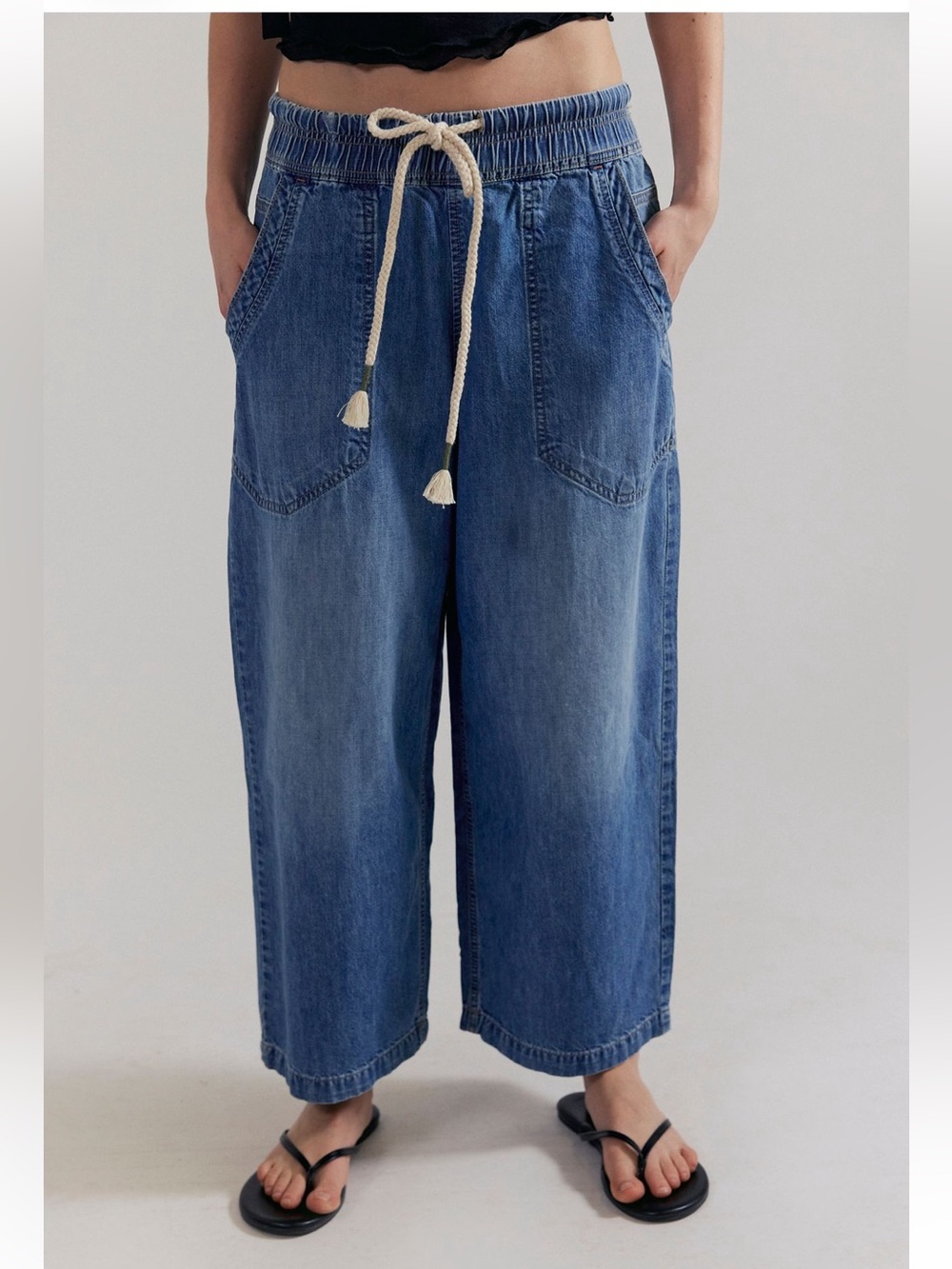 Free people easy pull on jean